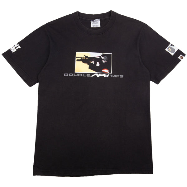 Bape Black WTAPS Stash Tee (1990's) PRE-OWNED