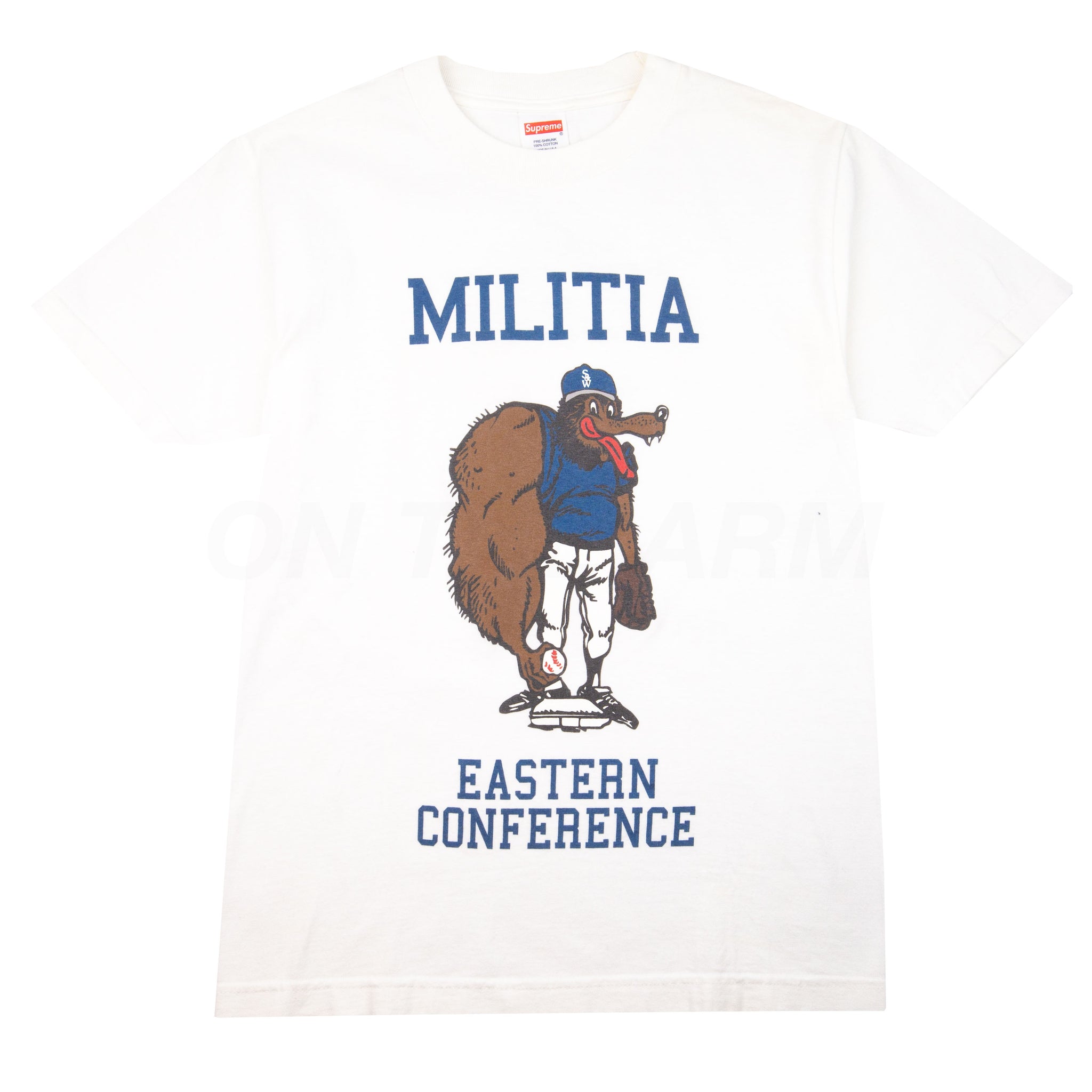 Supreme White WTAPS Militia Tee PRE-OWNED