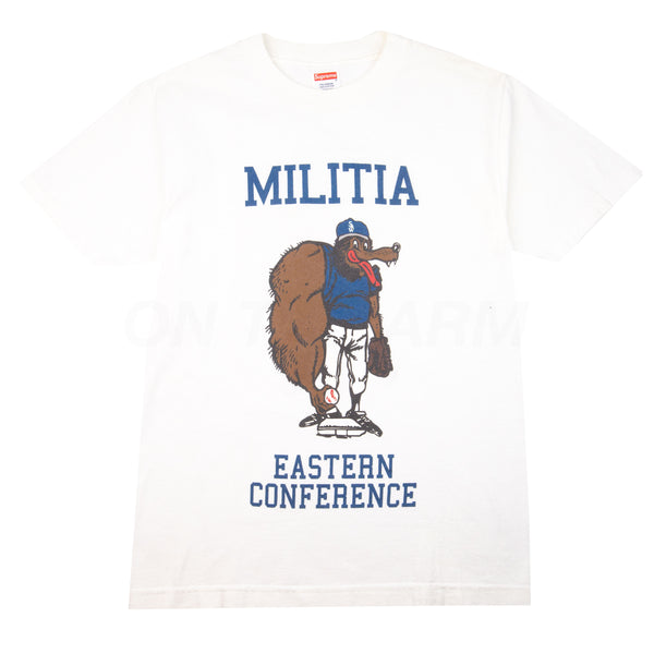 Supreme White WTAPS Militia Tee PRE-OWNED