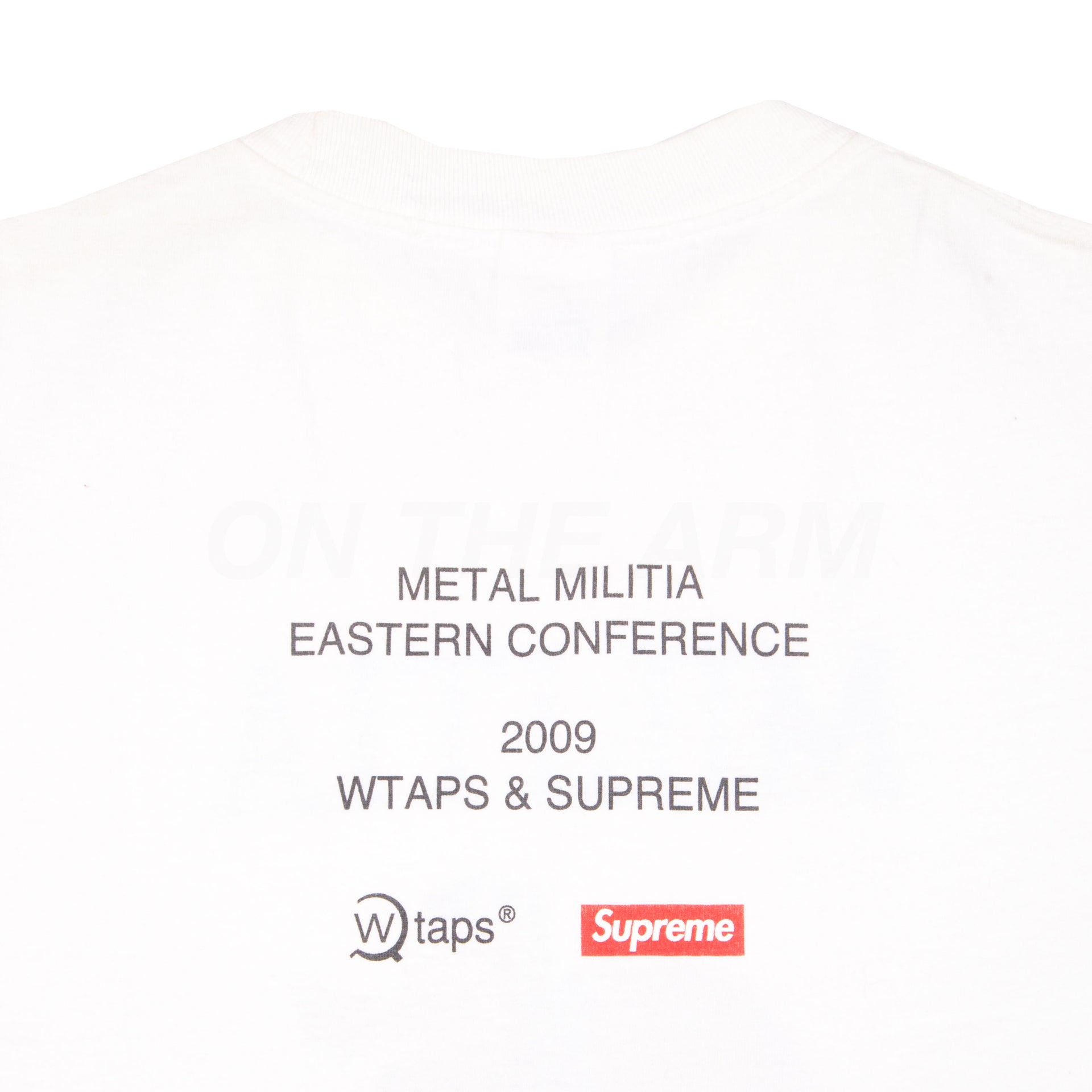 Supreme White WTAPS Militia Tee PRE-OWNED