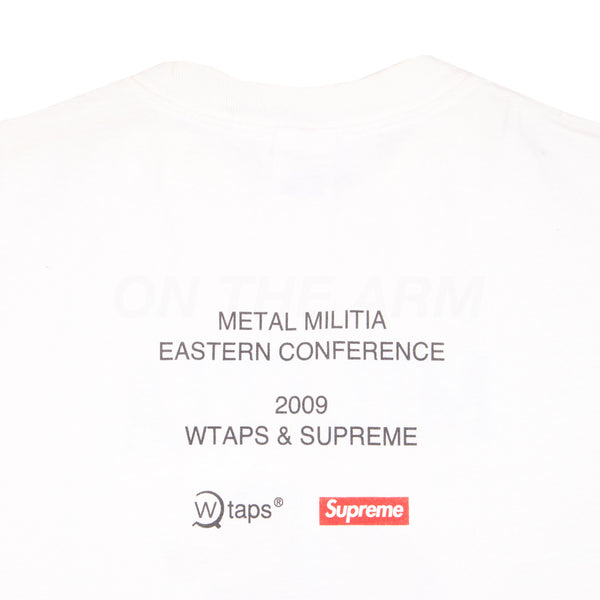 Supreme White WTAPS Militia Tee PRE-OWNED