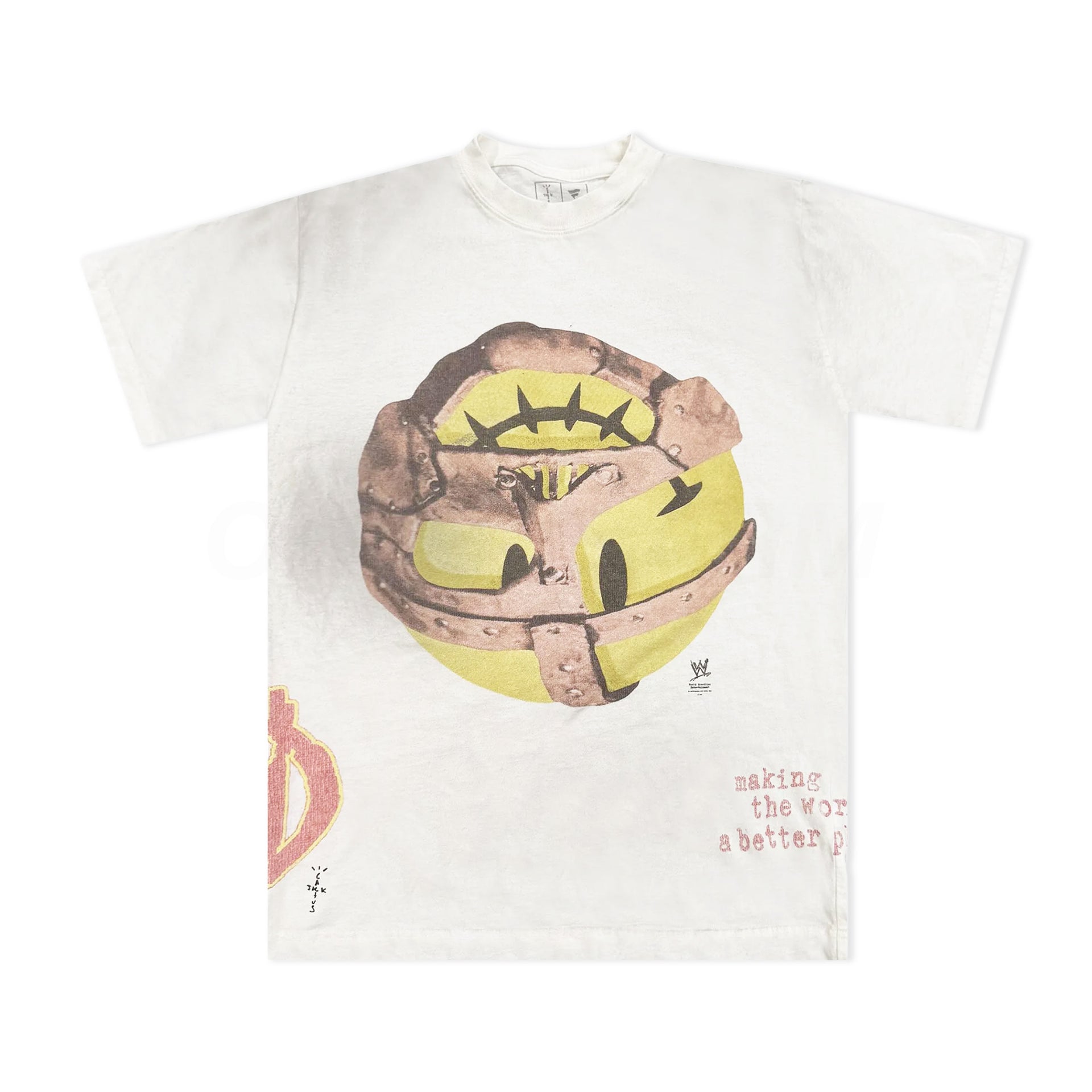 Travis Scott White WWE Complexcon Tee