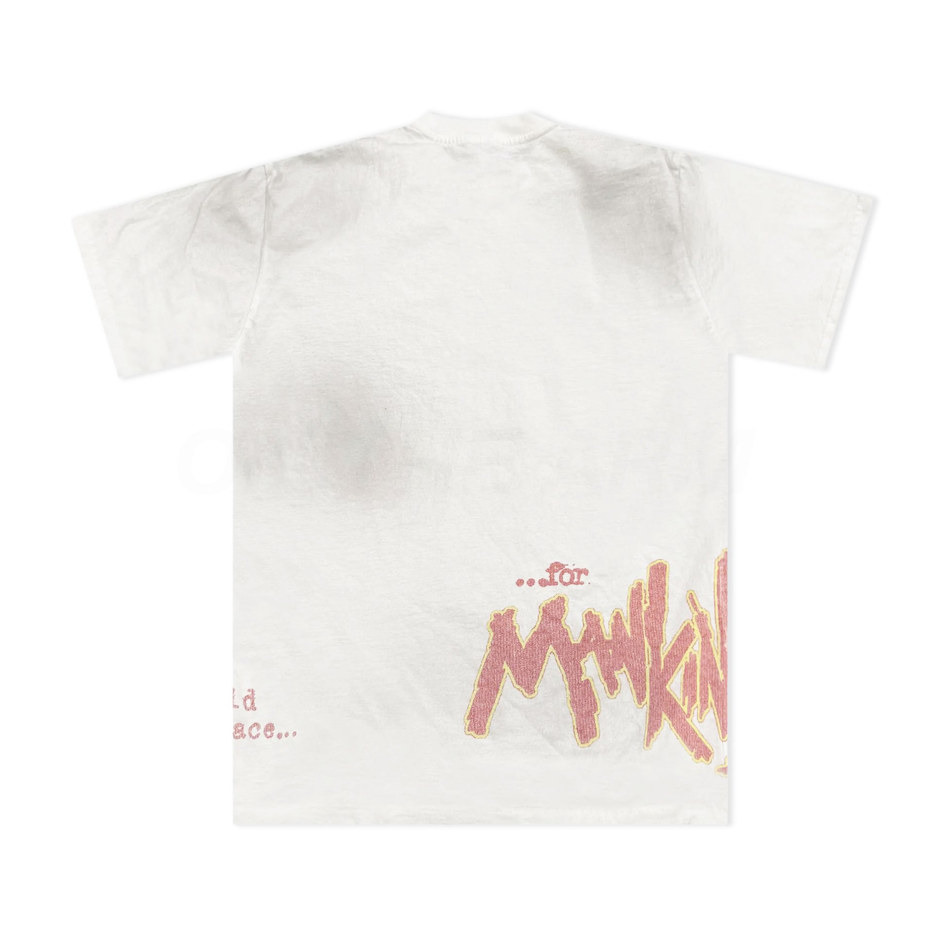 Travis Scott White WWE Complexcon Tee