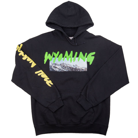 Kanye West Black Wyoming Listening Party Hoodie (2018) PRE-OWNED