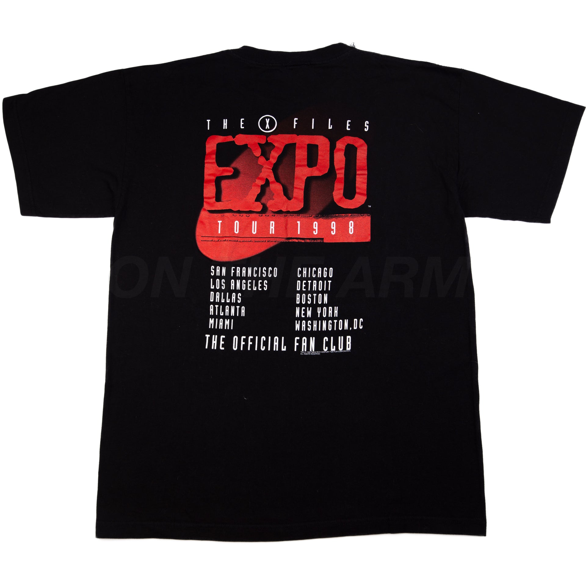 Vintage Black X Files Fan Club Tee (1998)