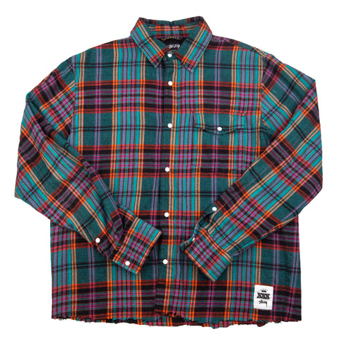 Stussy Plaid 30 Year Anniversary Flannel PRE-OWNED