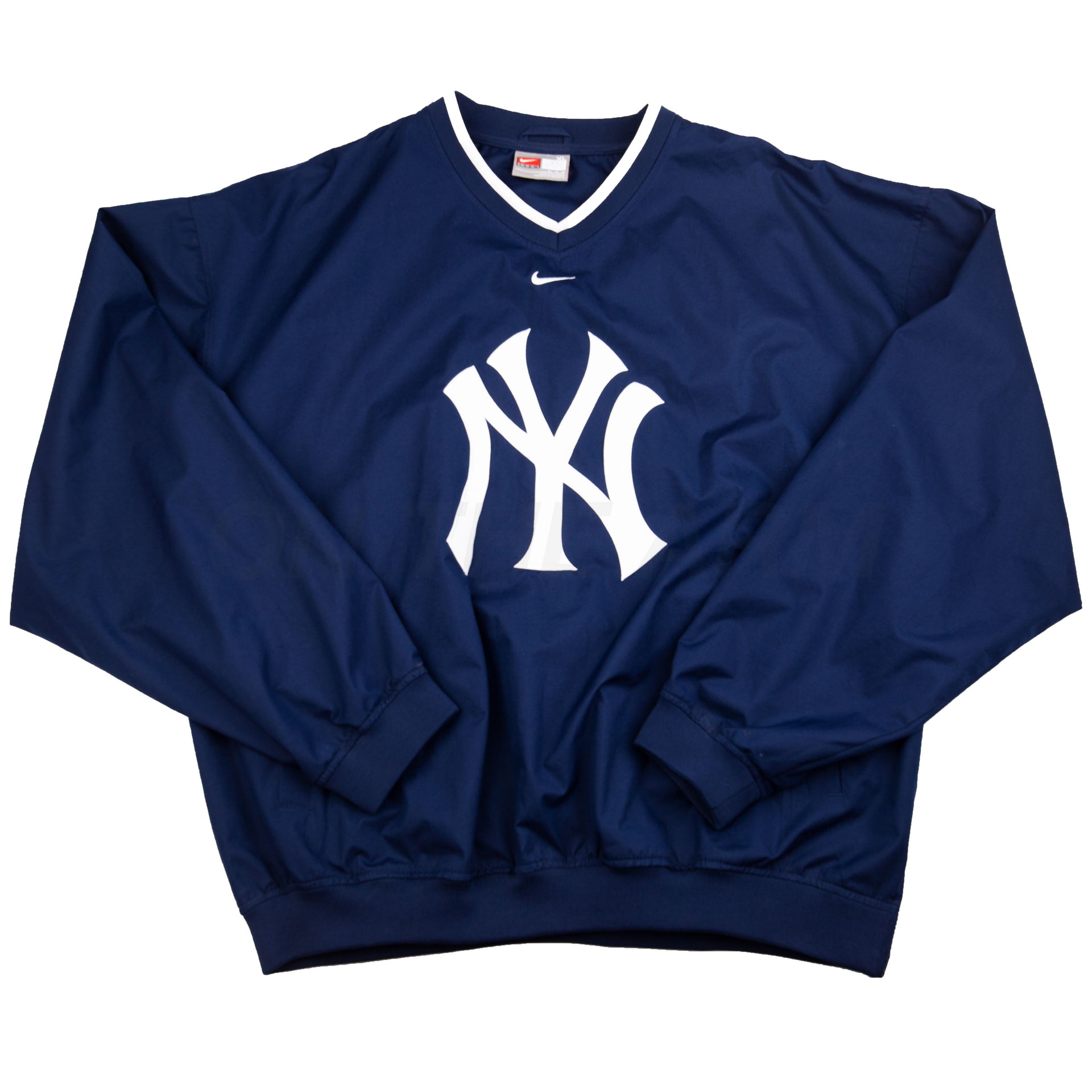 Vintage Navy Nike NY Yankees Warm Up Top (2000's)