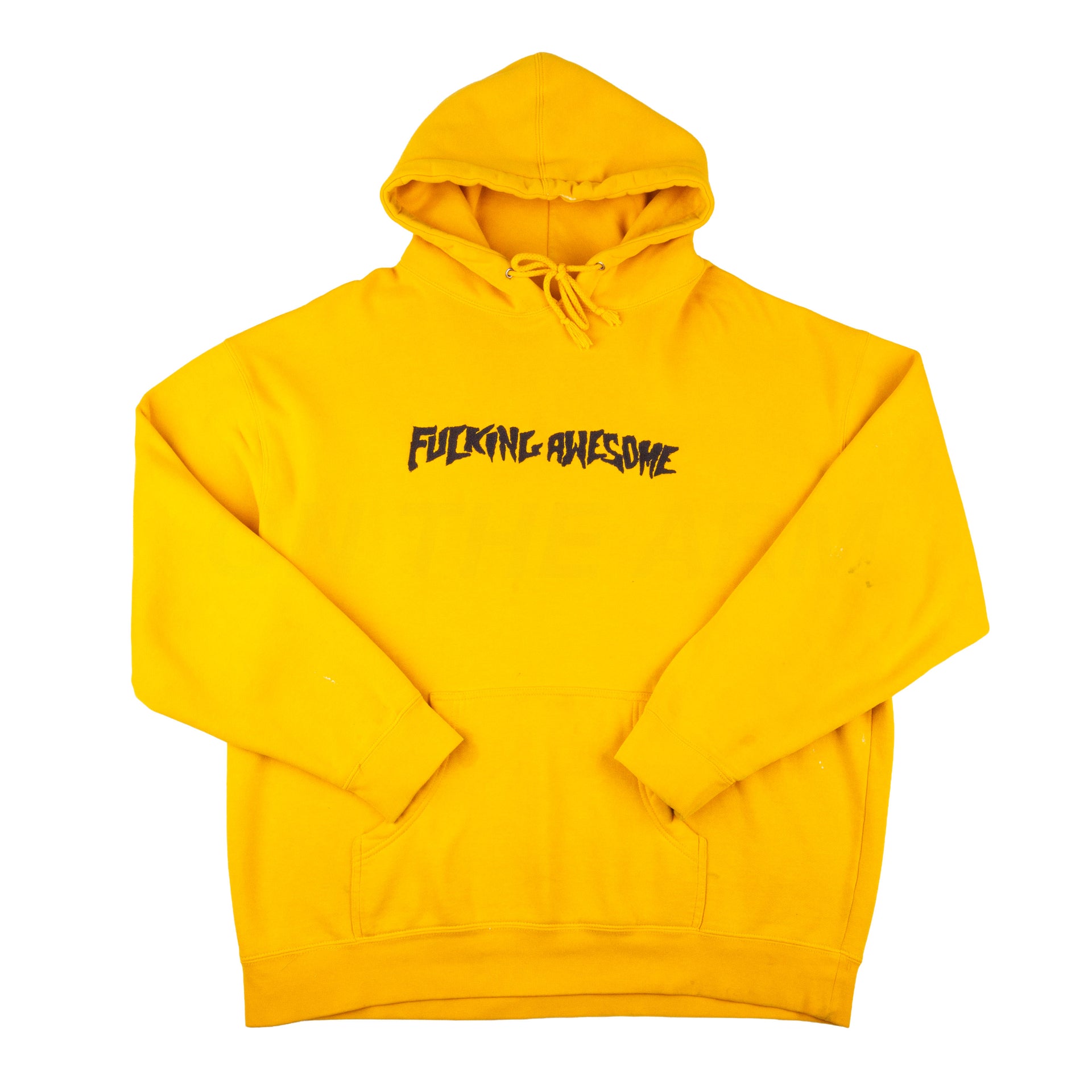 FuckingAwesome Yellow Logo Hoodie PRE-OWNED