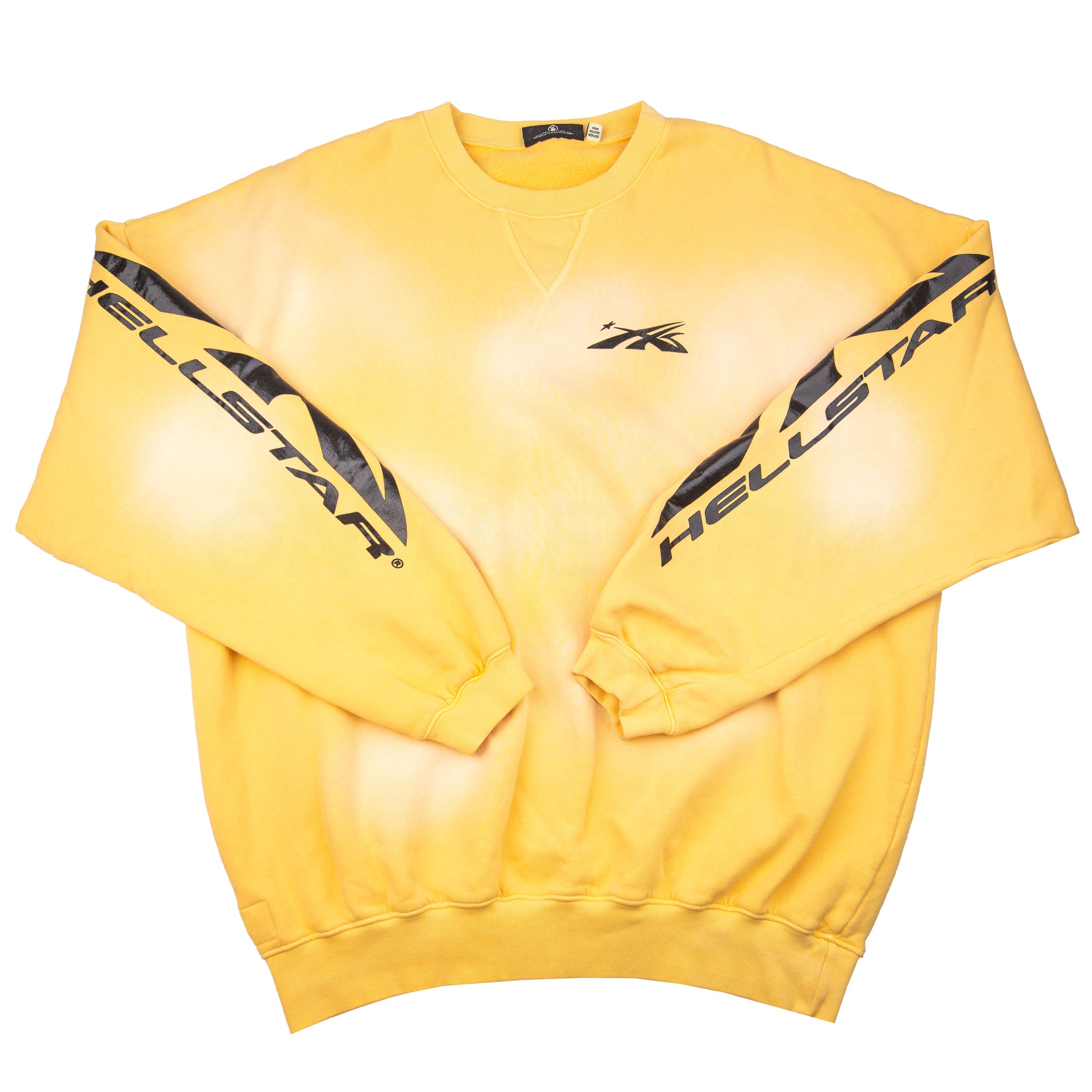 Hellstar Sports Yellow Gel Logo Crew PRE-OWNED