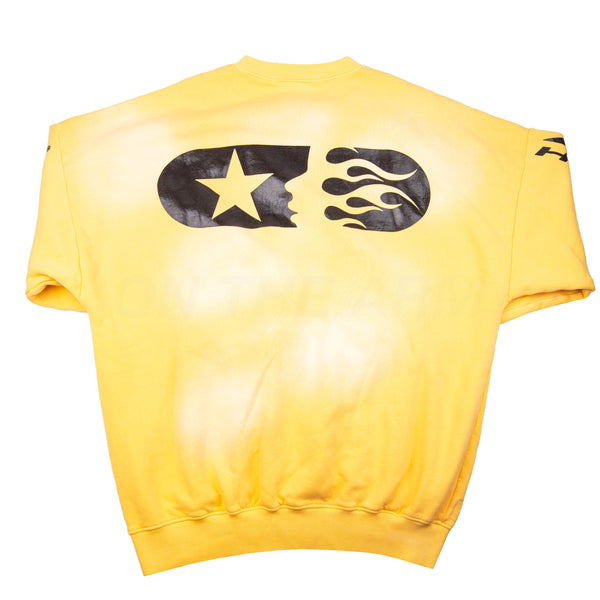 Hellstar Sports Yellow Gel Logo Crew PRE-OWNED