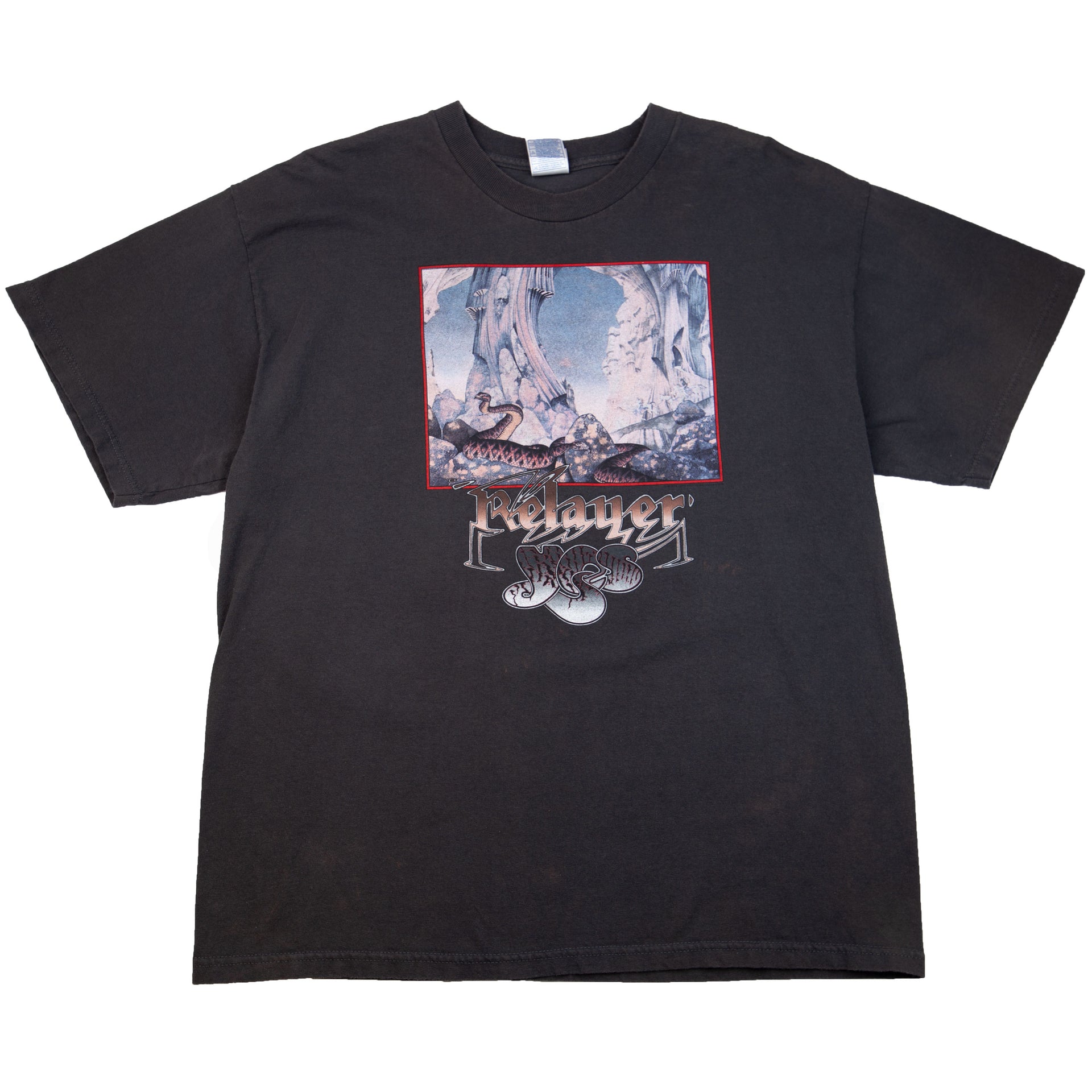 Vintage Charcoal Yes Relayer Album Tee (2000's)