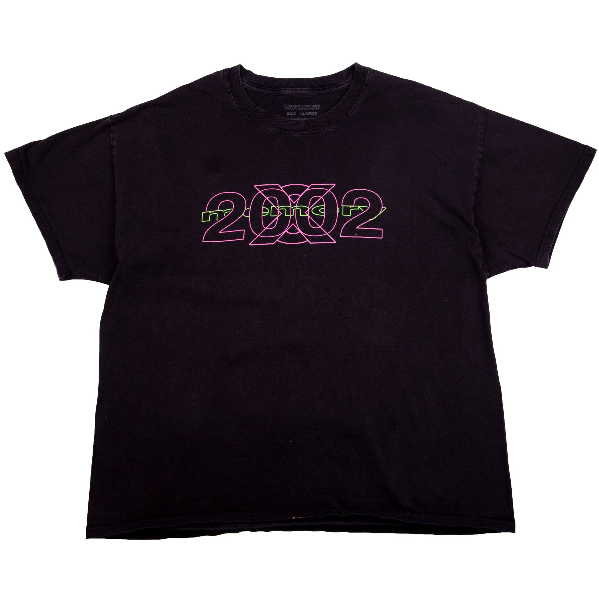 Yung Lean Black 2002 Tee PRE-OWNED