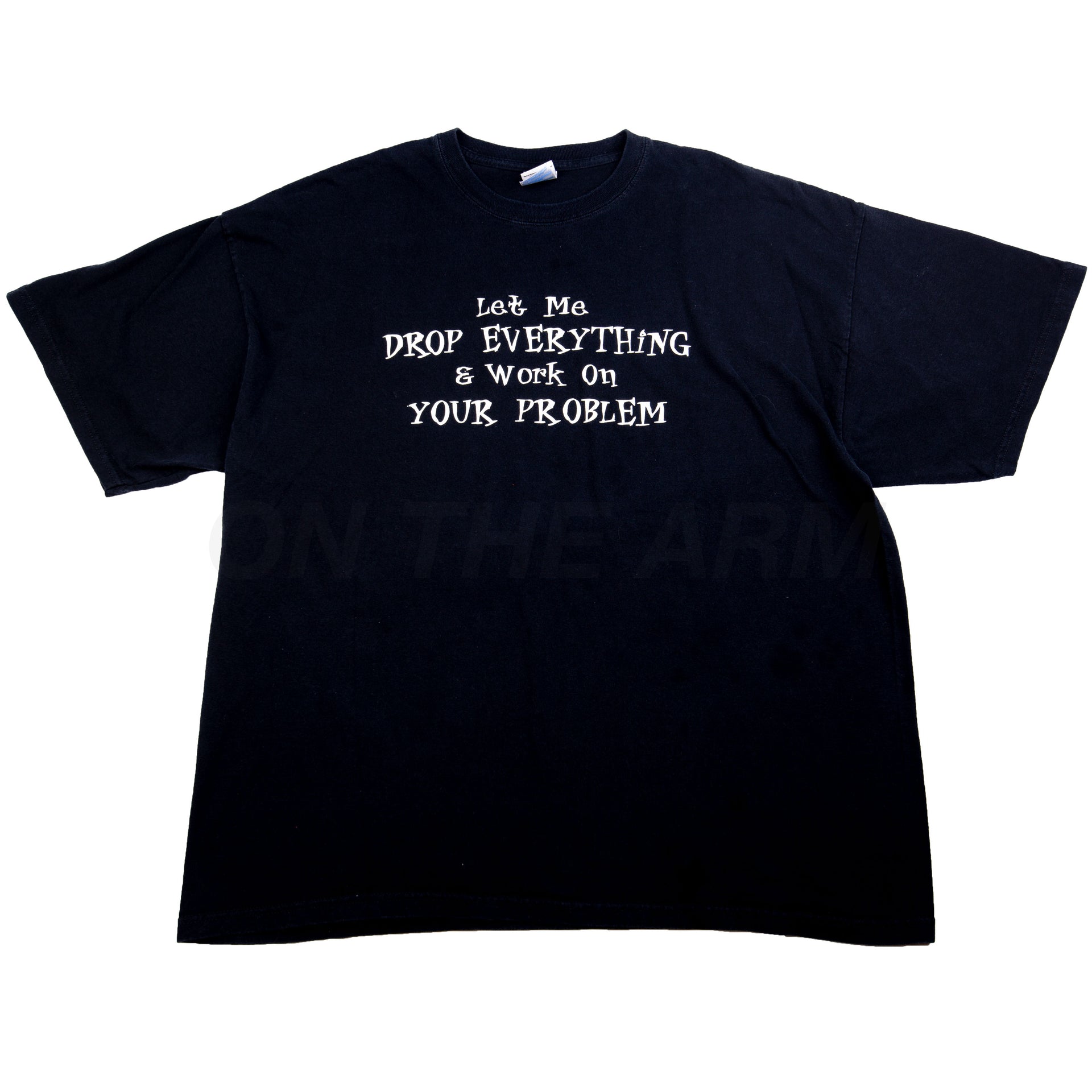 Vintage Black Let Me Drop Everything Tee (2000's)