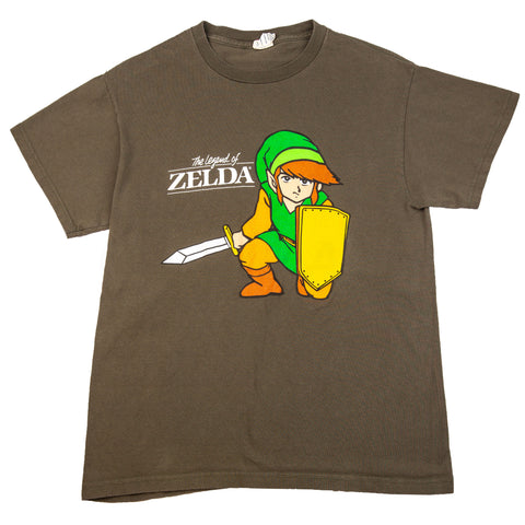 Vintage Olive Legend Of Zelda Link Tee (2000's)