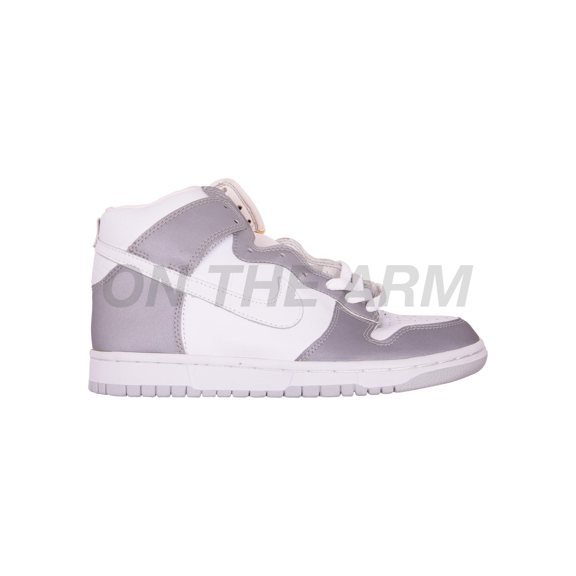 Nike 2002 White 3M Reflective Dunk High