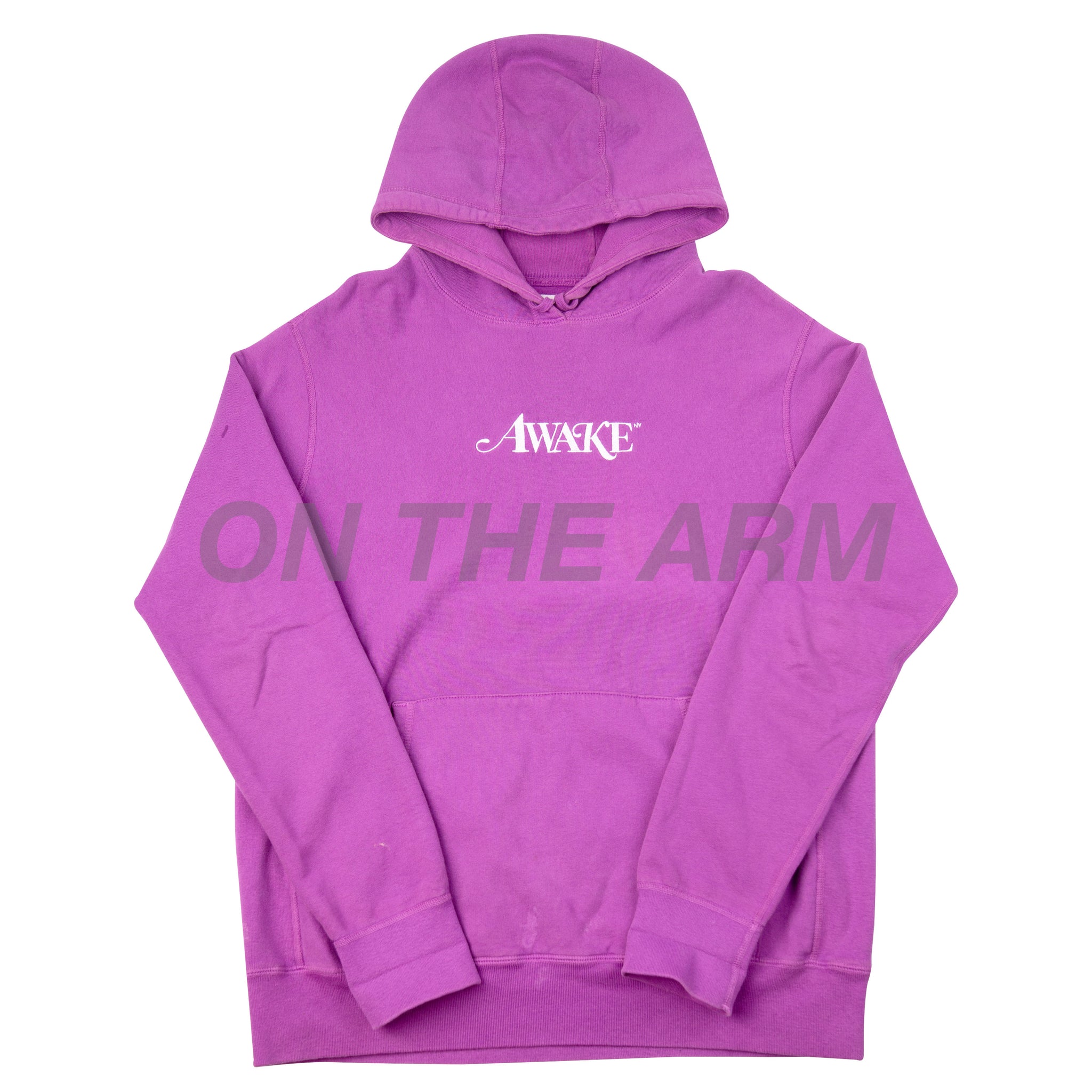 AWAKE Purple Logo Hoodie USED