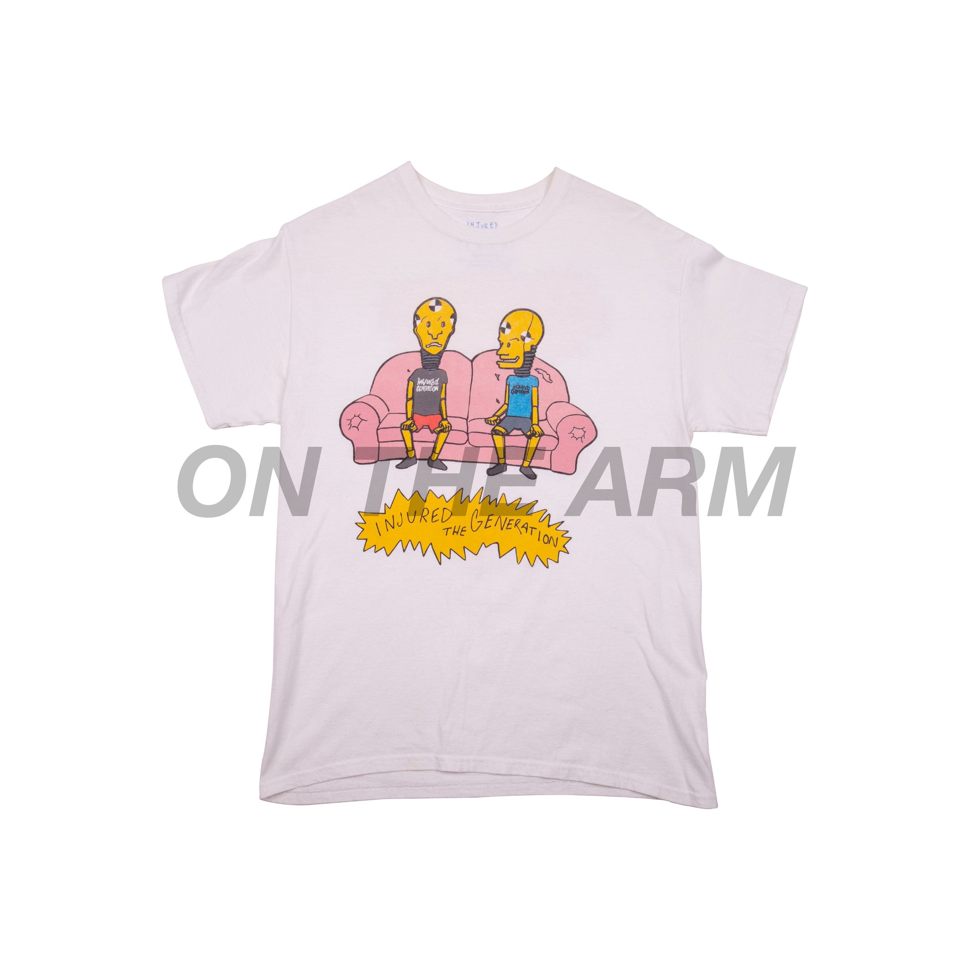 A$AP White Injured Generation Tee