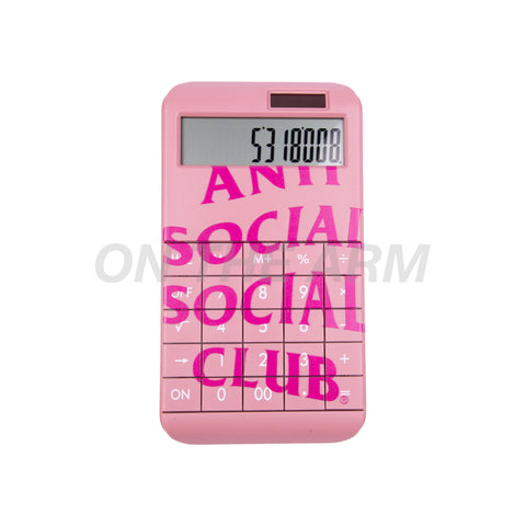 Anti Social Social Club 7734 Calculator