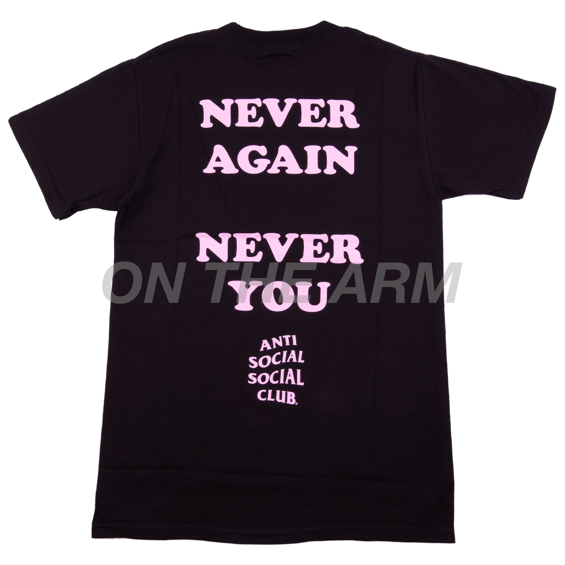 Anti Social Social Club Black Never Again Tee