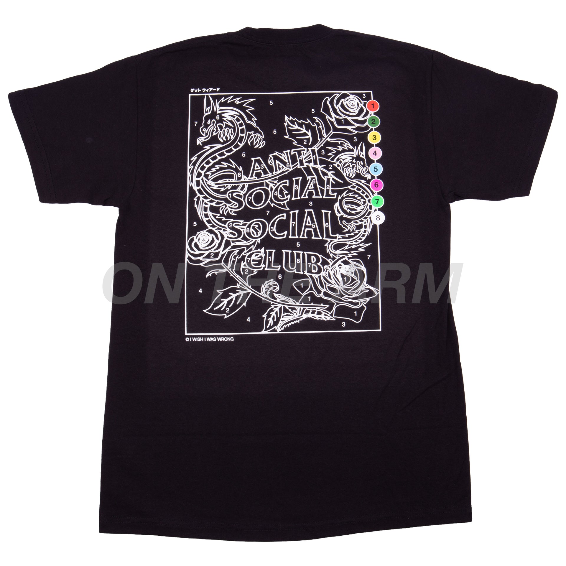 Anti Social Social Club Black Up To You Tee