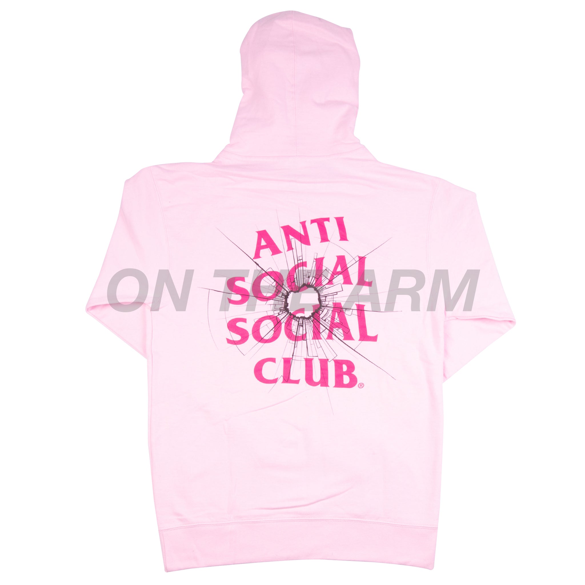 Anti Social Social Club Pink Theories Hoodie