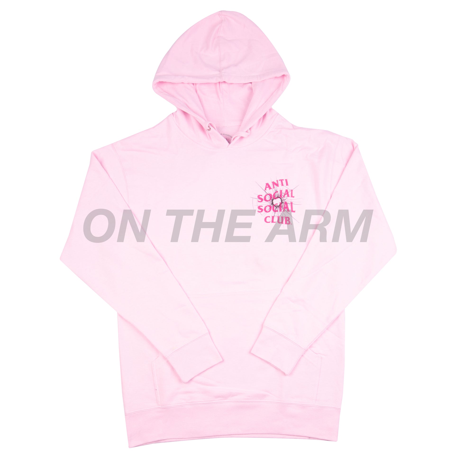 Anti Social Social Club Pink Theories Hoodie