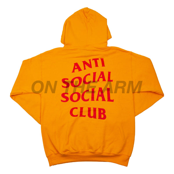 Anti Social Social Club Yellow DHL Hoodie