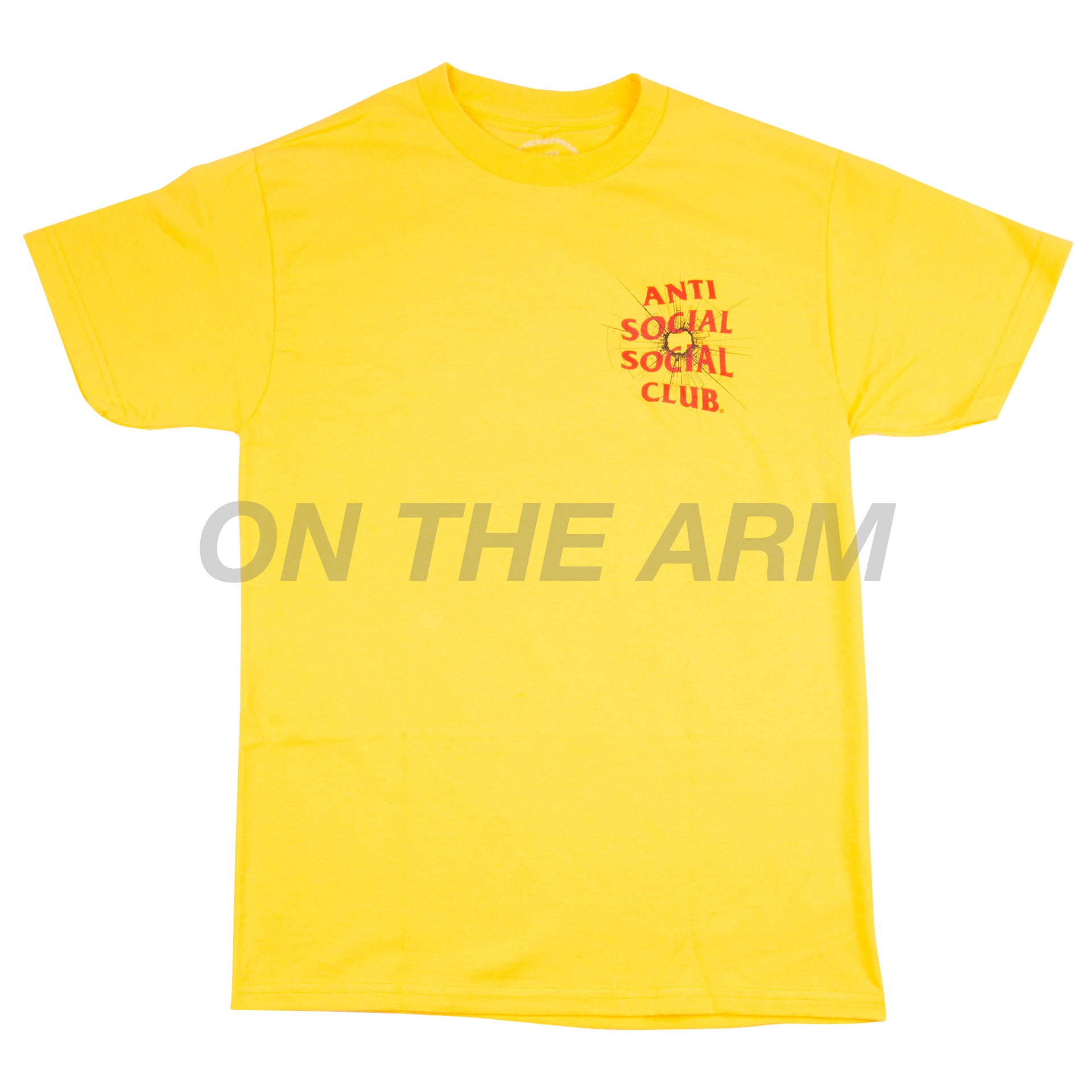 Anti Social Social Club Yellow Theories Tee