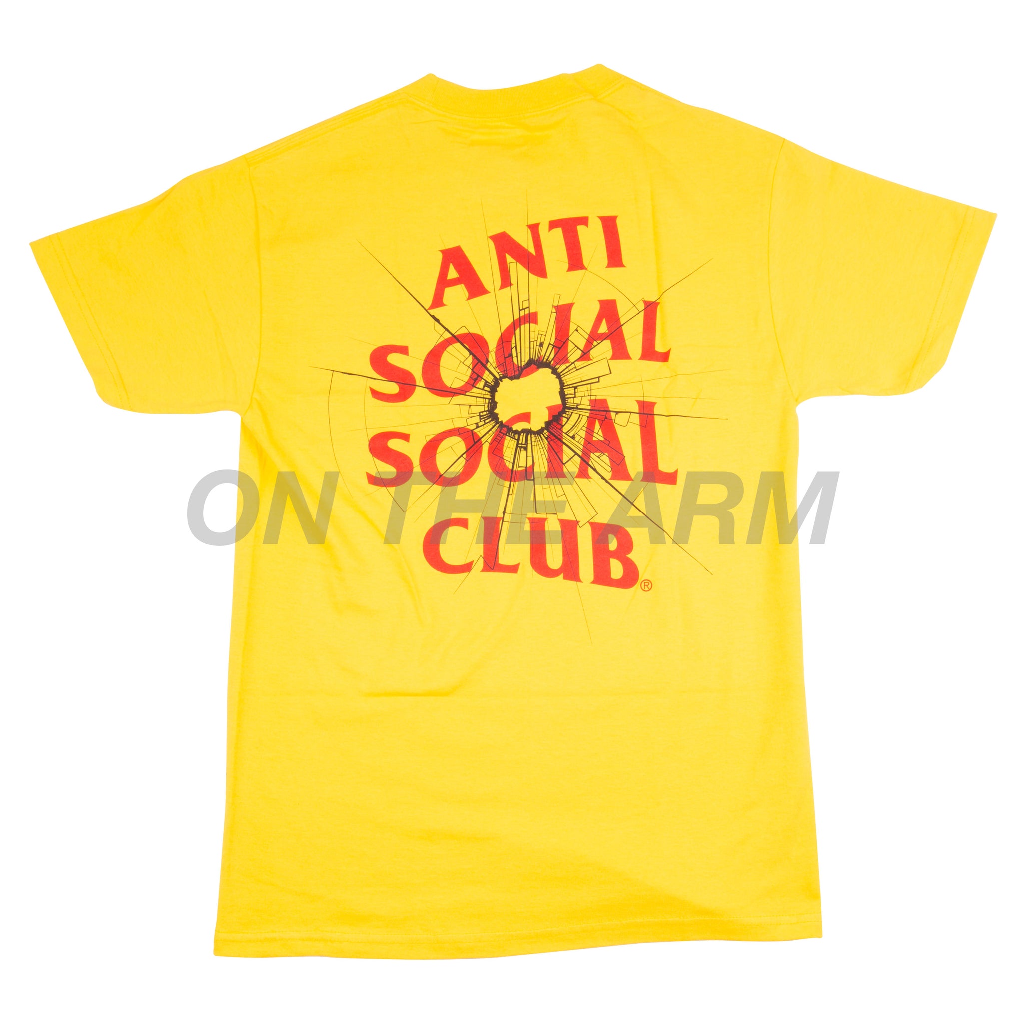 Anti Social Social Club Yellow Theories Tee