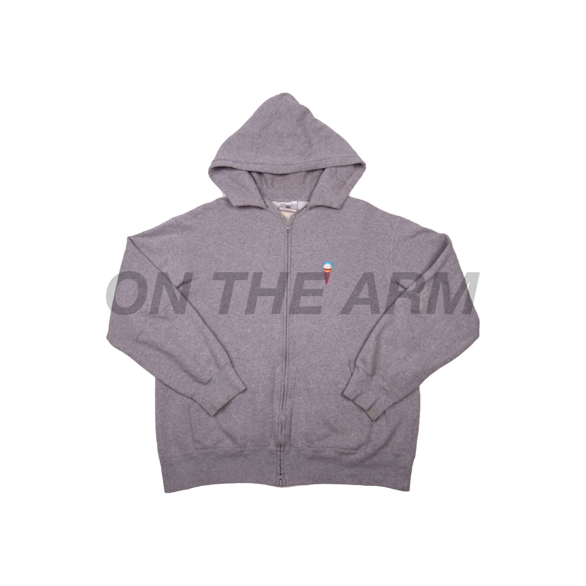BBC Ice Cream Grey Rocket Zip Up