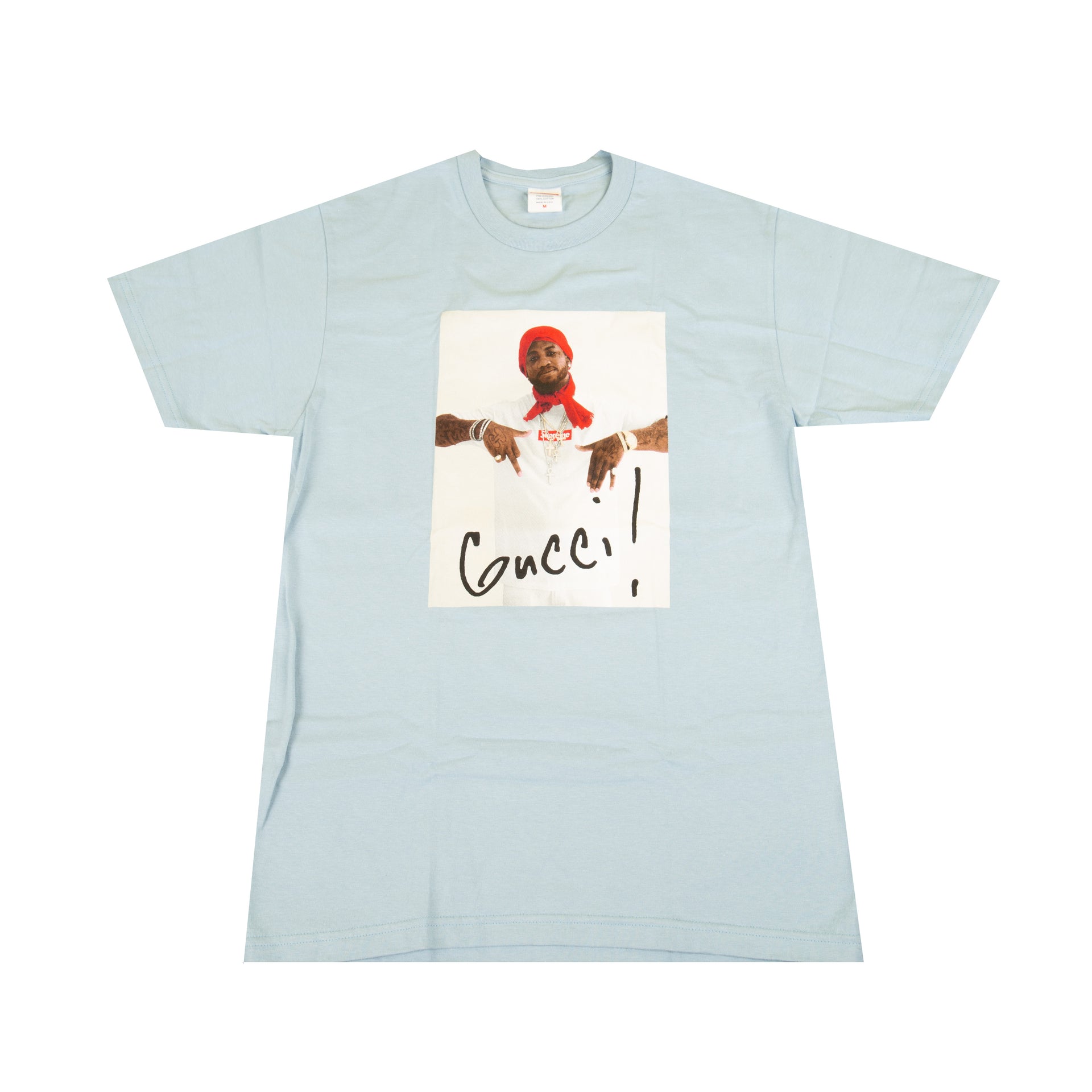 Supreme Light Blue Gucci Mane Tee