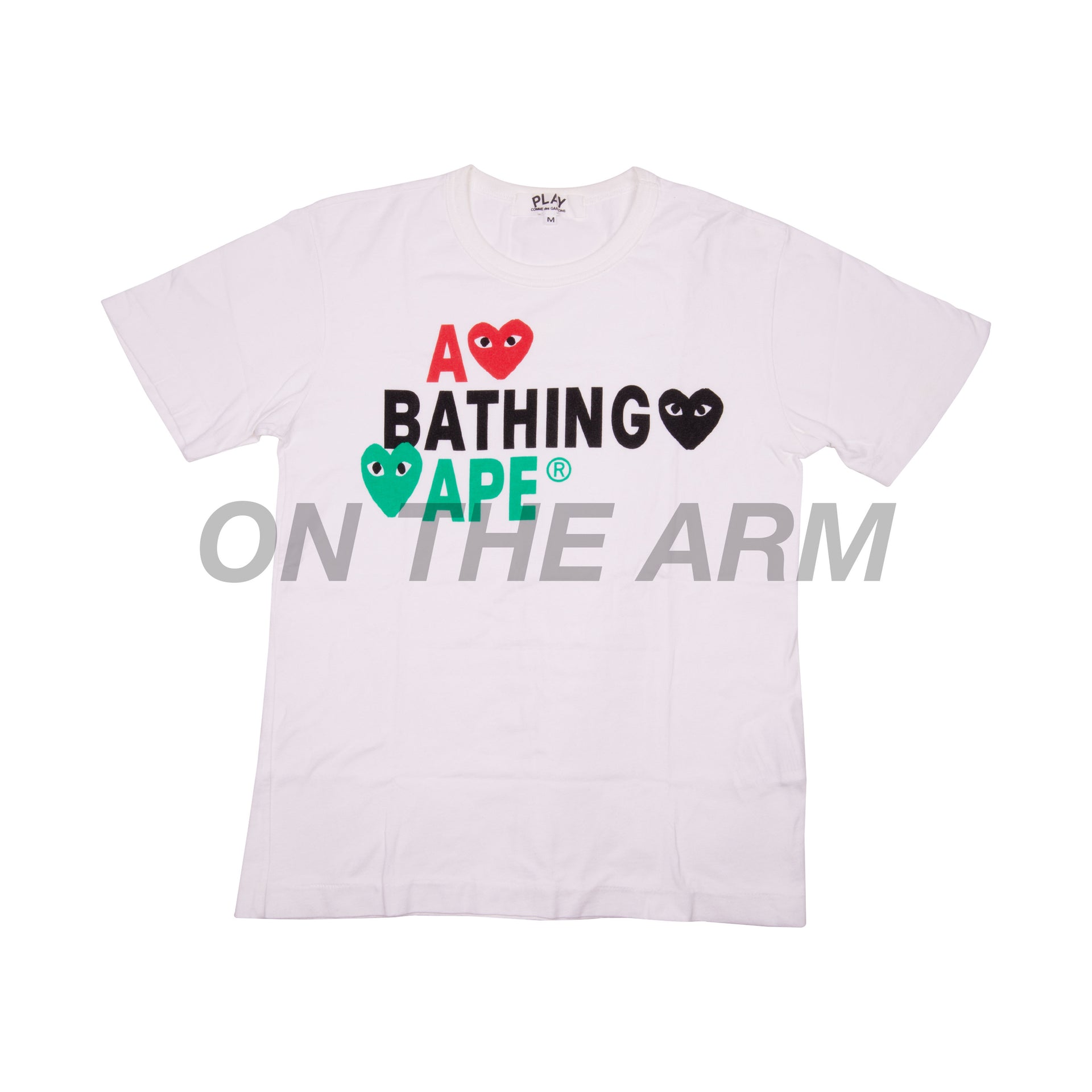 Bape  White CDG Tee
