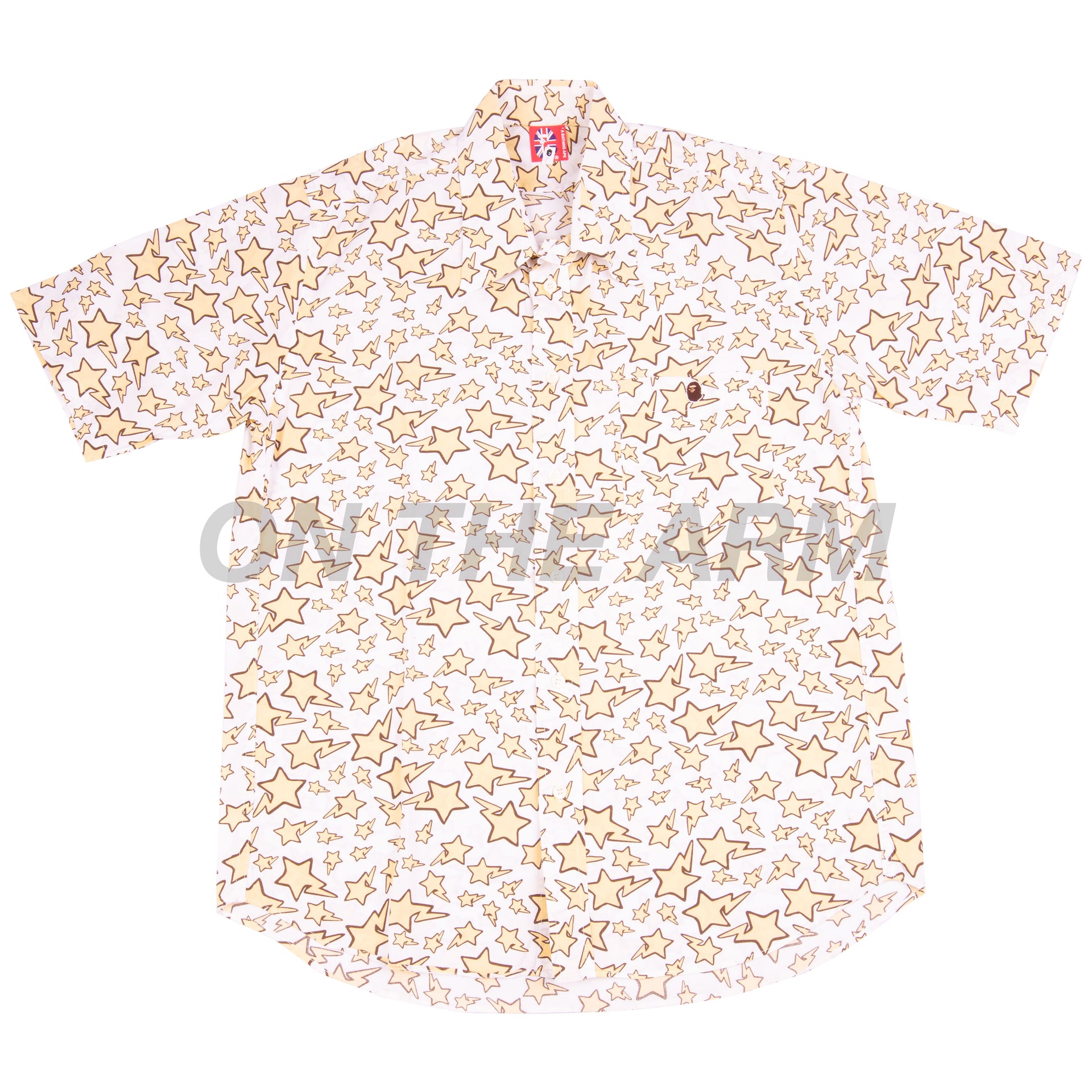 Bape All Over Sta Logo Shirt USED