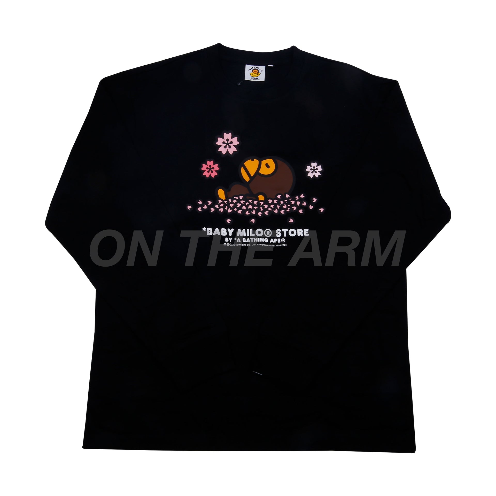 Bape Black Baby Milo Sakura L/S