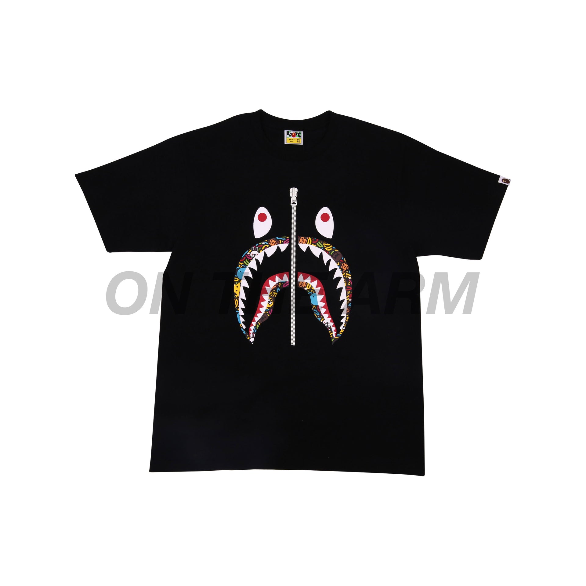 Bape Black Banana Pool Shark Logo Tee