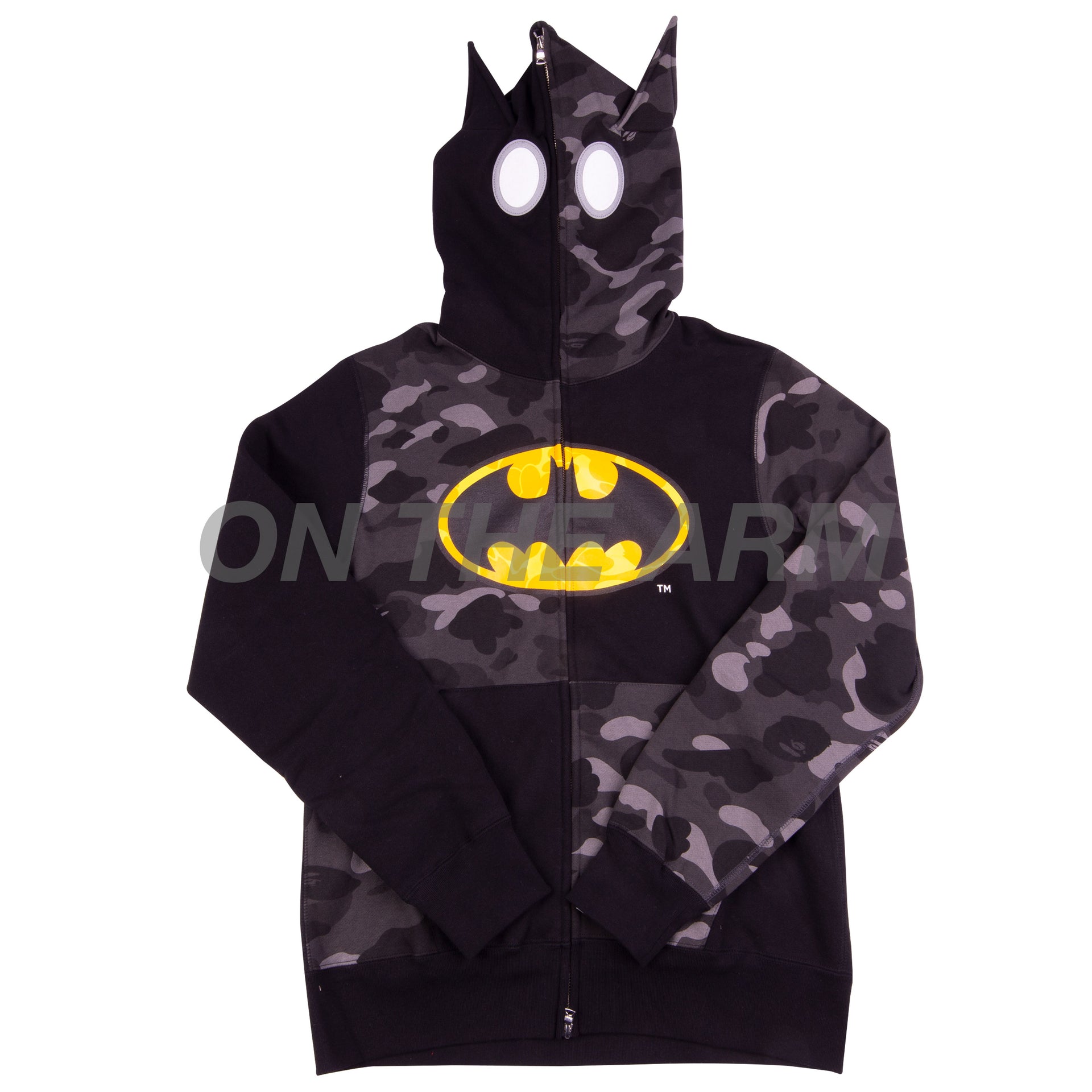 Bape Black Camo Batman Full Zip