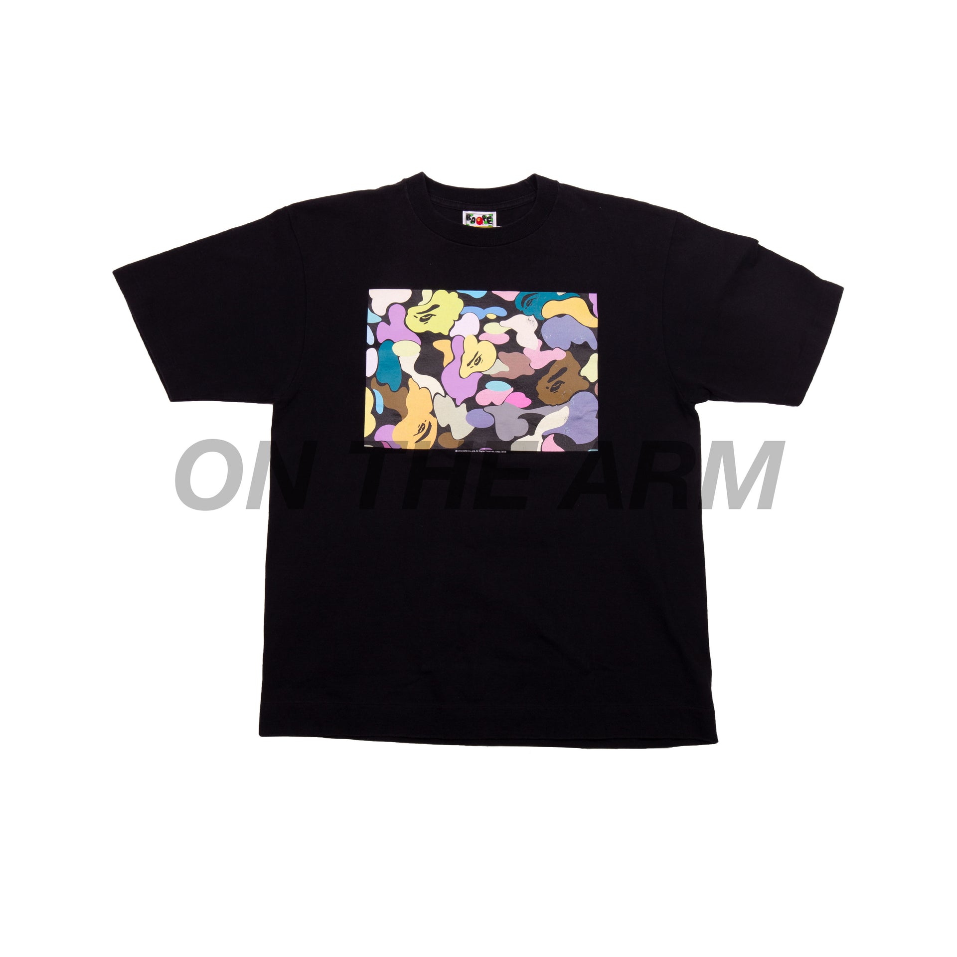 Bape Black Cotton Candy Camo Tee