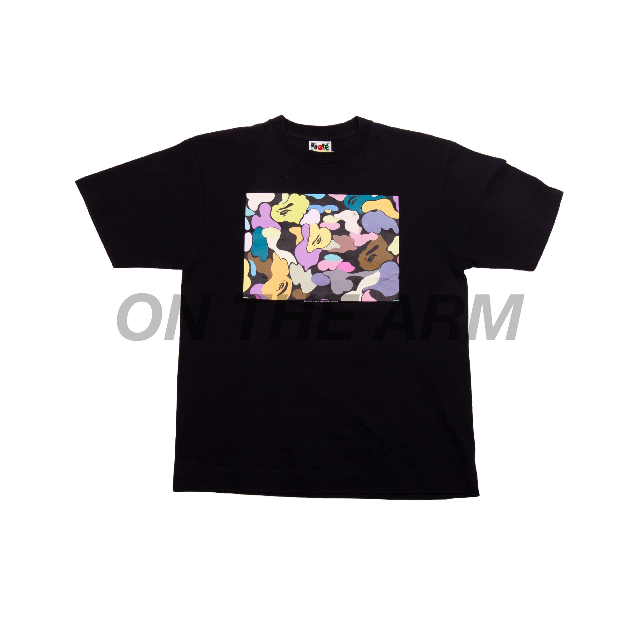 Bape Black Cotton Candy Camo Tee