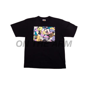 Bape Black Cotton Candy Camo Tee