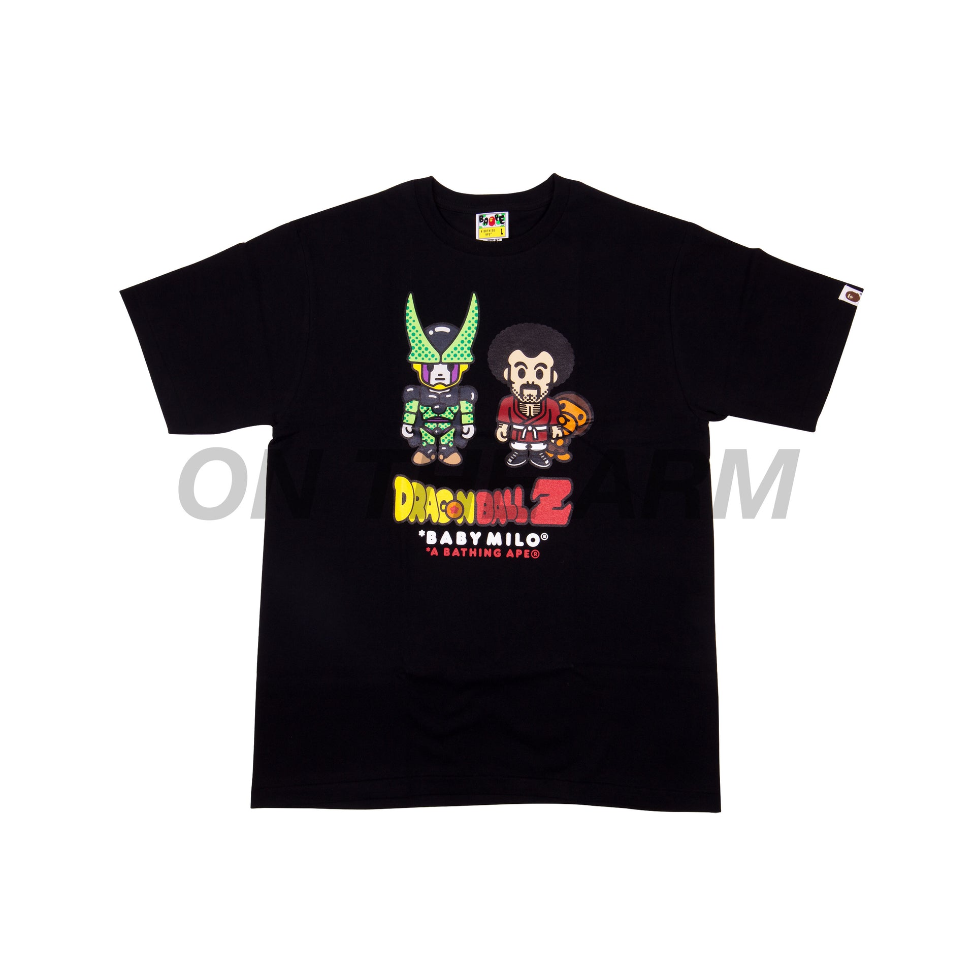 Bape Black DBZ Cell & Hercule Tee