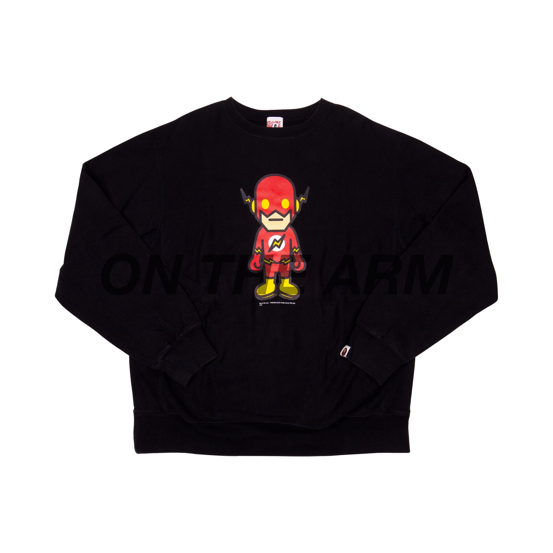 Bape Black DC The Flash Crew