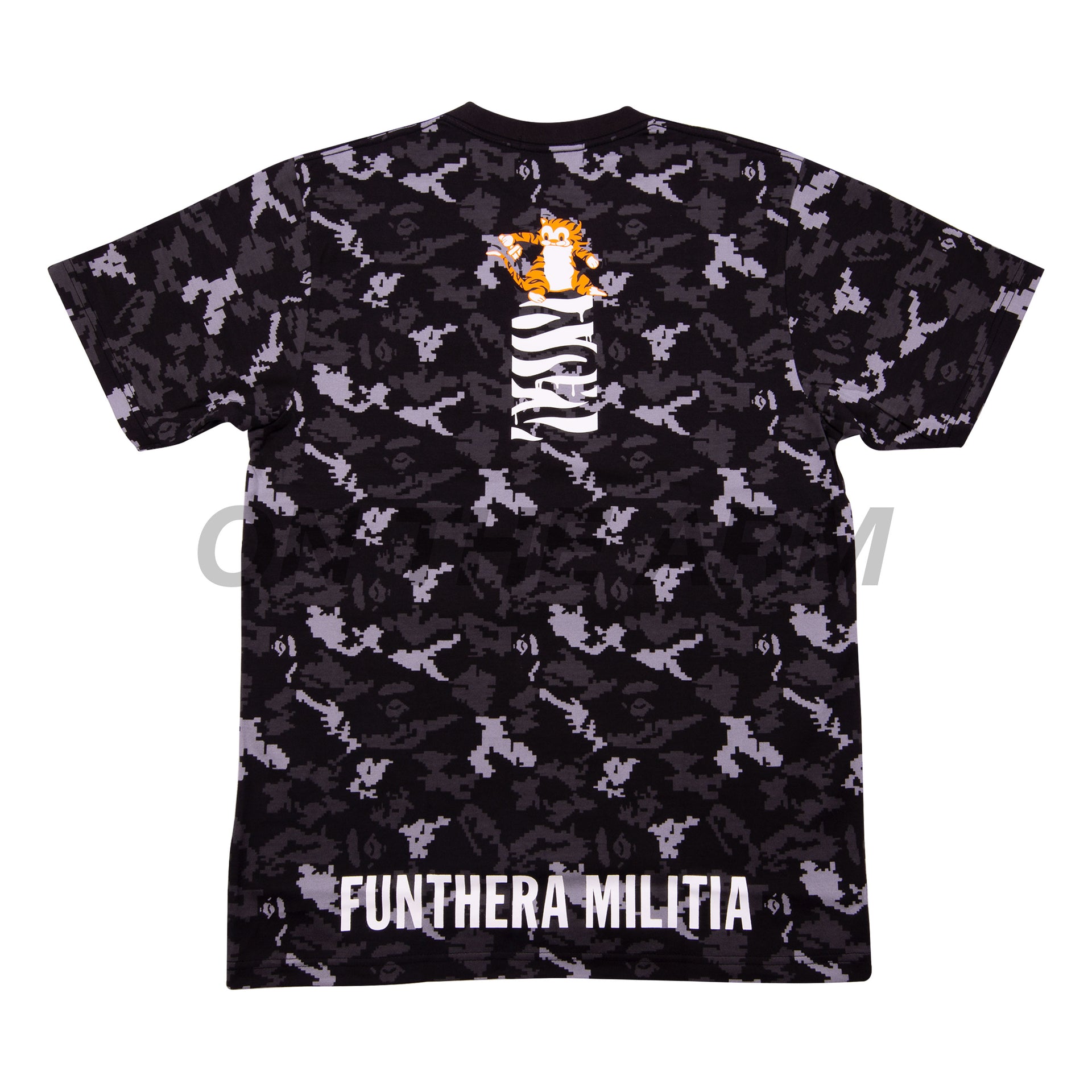 Bape Black Digital Camo Tiger Tee