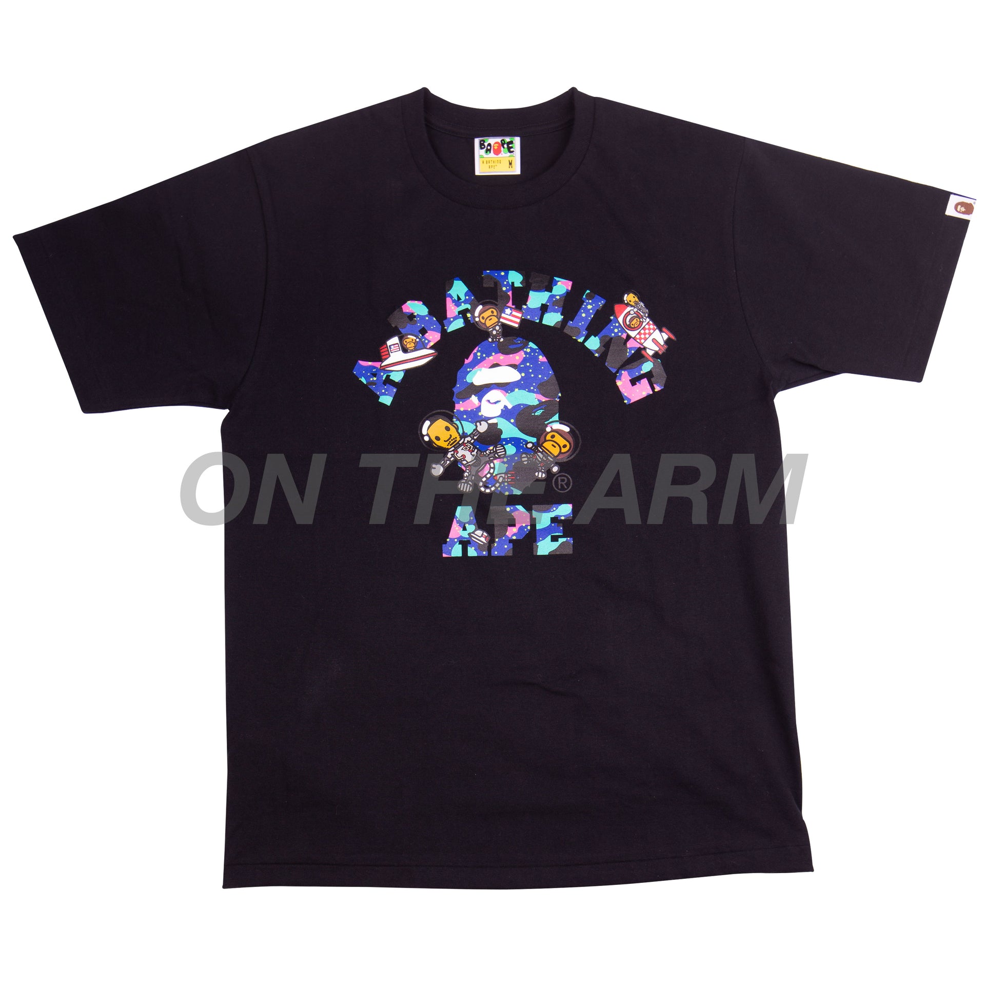 Bape Black Kid Cudi College Tee