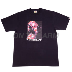 Bape Black Marilyn Monroe Portrait Tee