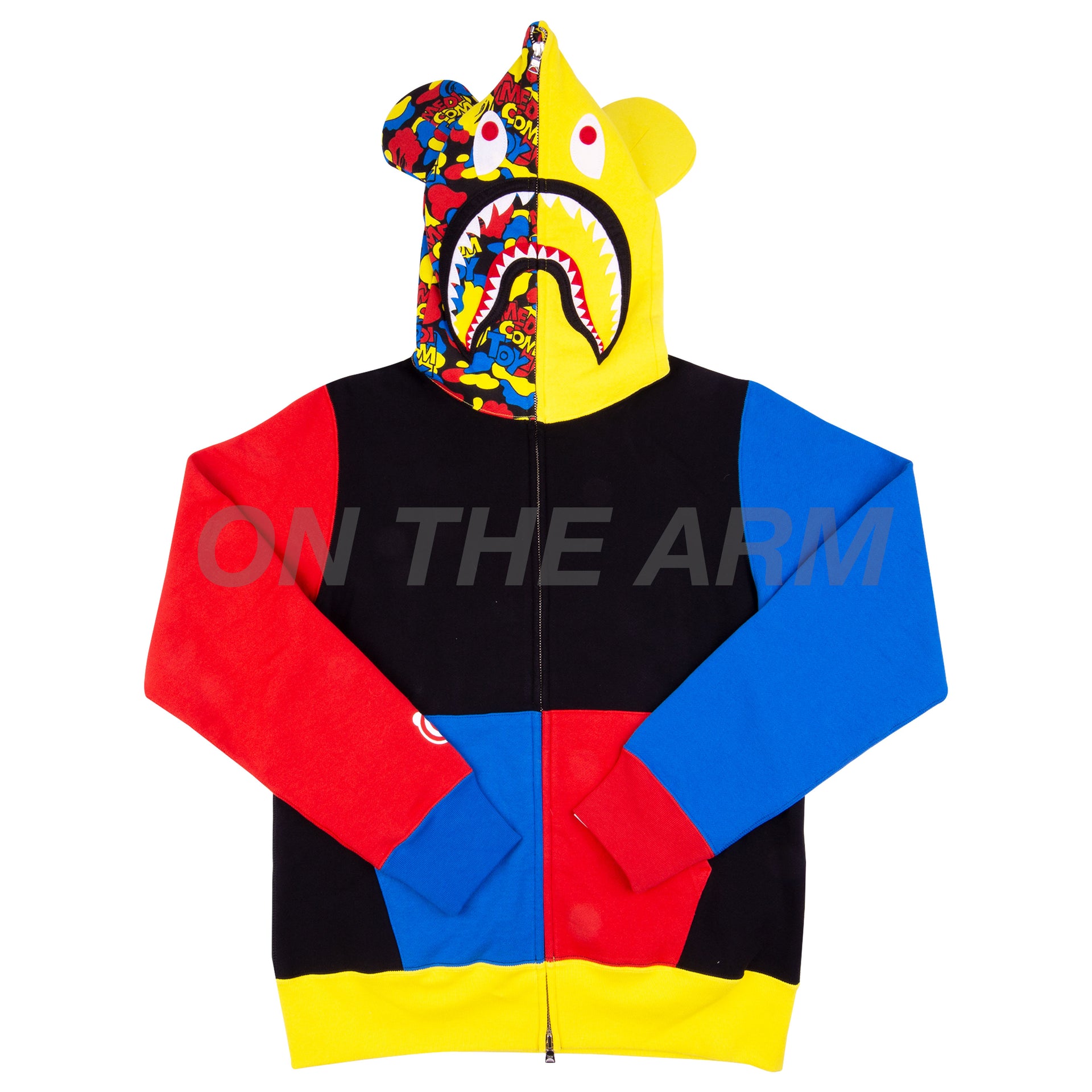 Bape Black Medicom Shark Full Zip