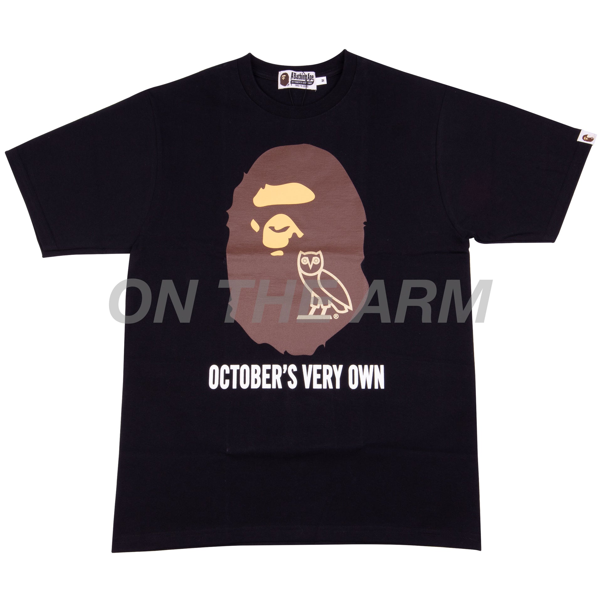 Bape Black OVO Ape Head Tee