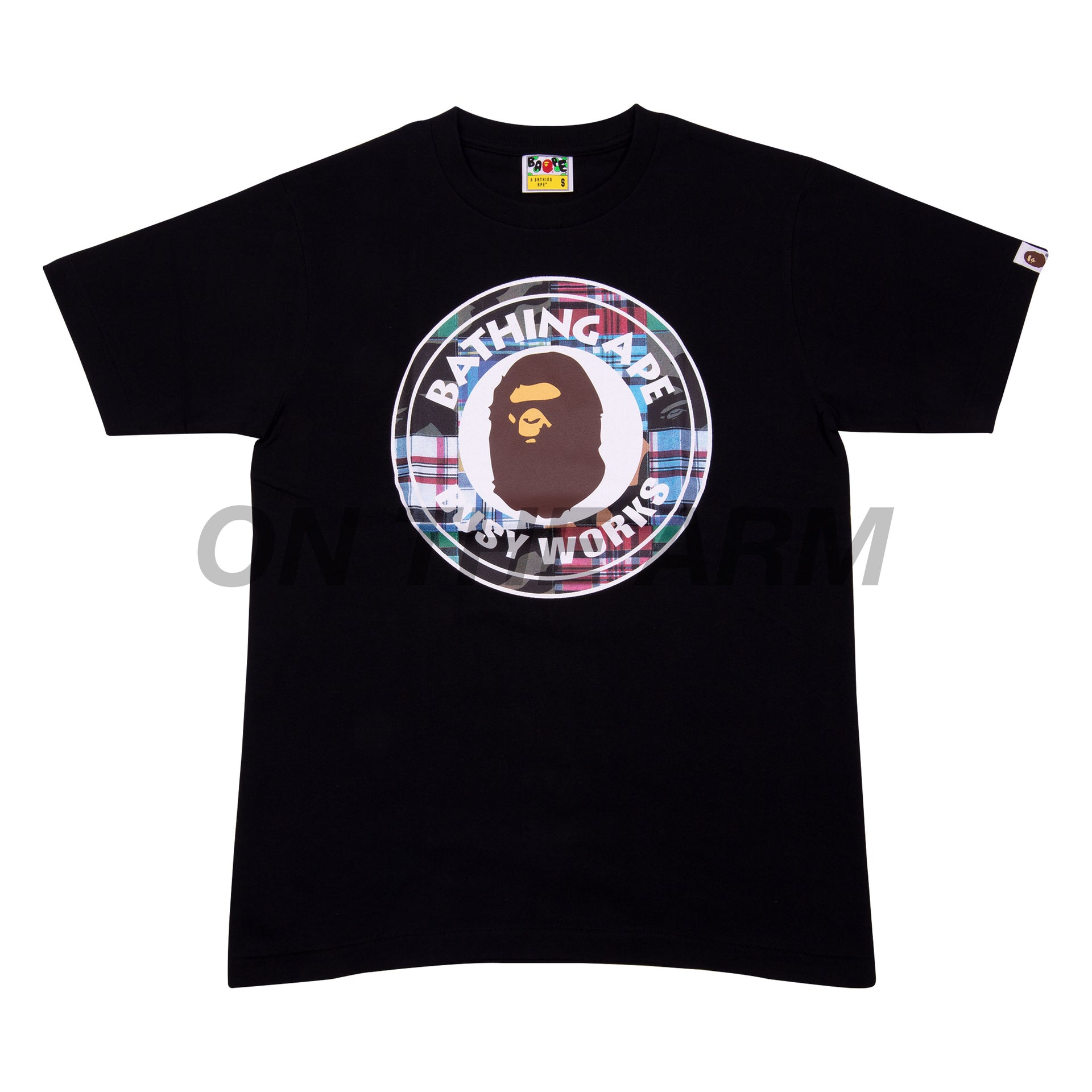 Bape Black Patchwork Busy Works Tee