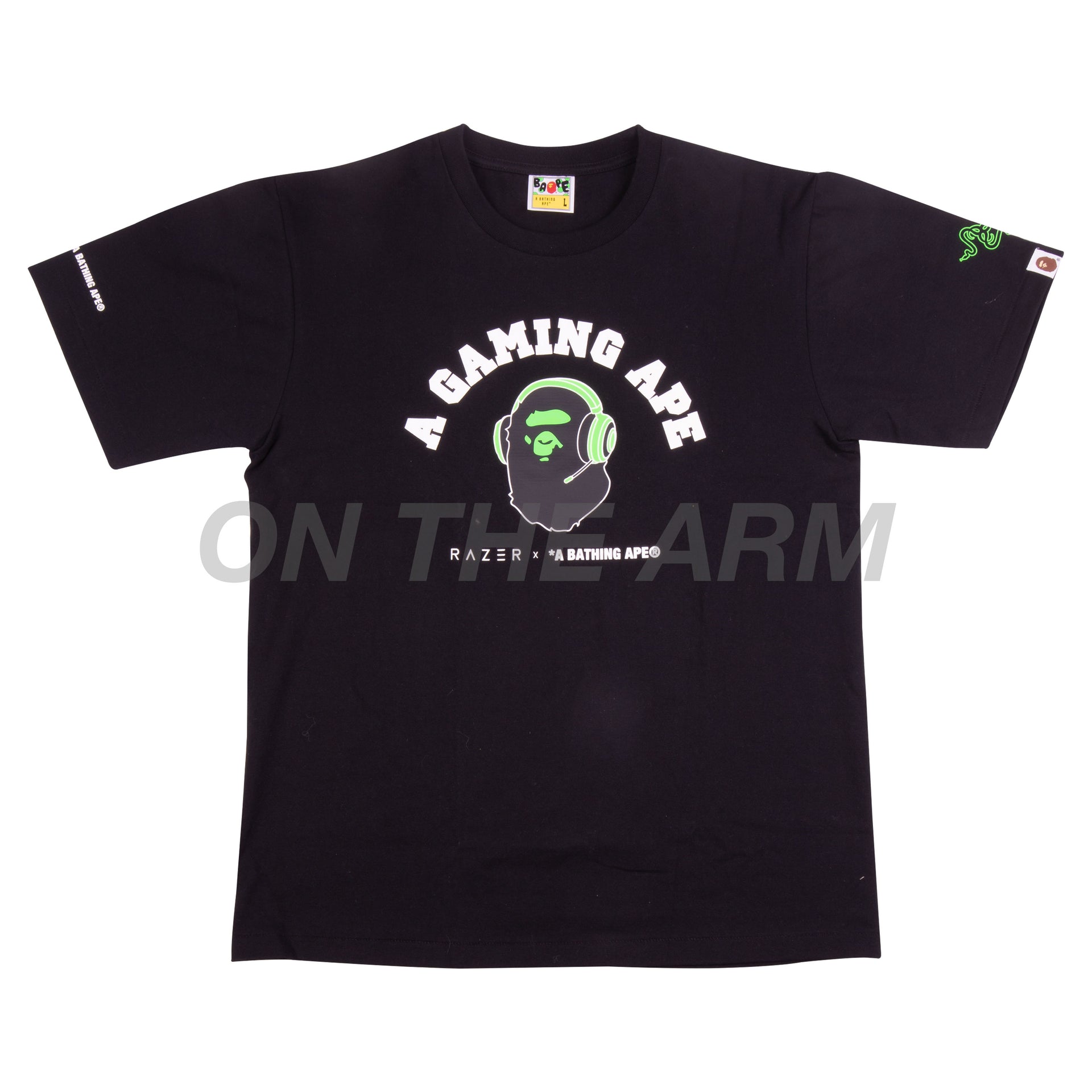 Bape Black Razer College Tee