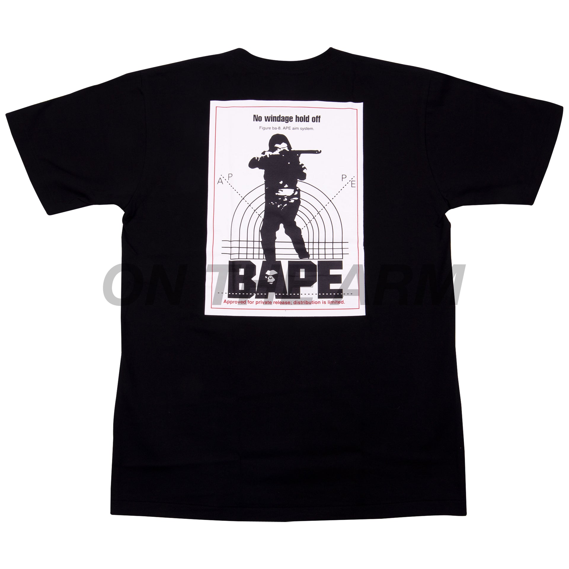 Bape Black Space Camo Hunting Tee