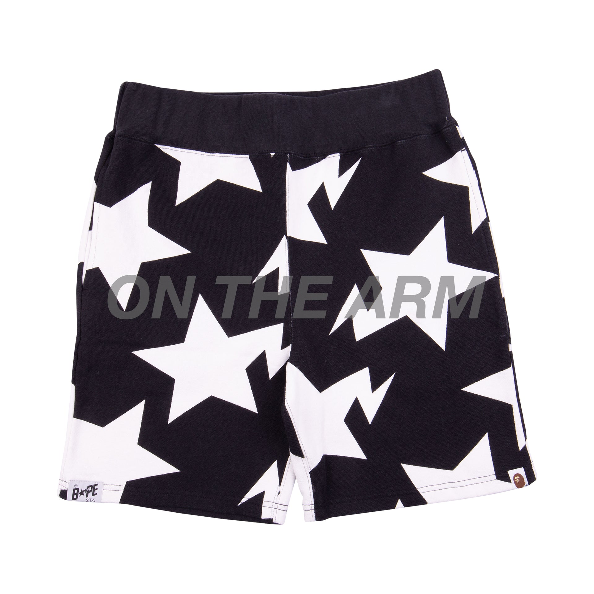 Bape Black Sta Logo Shorts